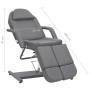 Sillón de salón de belleza cuero sintético gris 180x62x78 cm de , Sillones de masaje - Ref: Foro24-110269, Precio: 528,87 €, ...