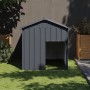 Caseta perros con tejado acero galvanizado gris 117x153x123 cm en Casetas para perros | Comprar online en Foru.es