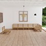 Muebles de jardín 7 piezas marrón miel madera maciza de pino de , Conjuntos de jardín - Ref: Foro24-3075597, Precio: 446,38 €...