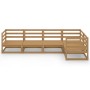Muebles de jardín 5 piezas marrón miel madera maciza de pino de , Conjuntos de jardín - Ref: Foro24-3075557, Precio: 316,26 €...