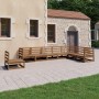 Muebles de jardín 8 piezas marrón miel madera maciza de pino de , Conjuntos de jardín - Ref: Foro24-3075777, Precio: 538,34 €...