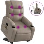Sillón reclinable masaje pie cuero artificial color capuchino en Sillones | Comprar online en Foru.es