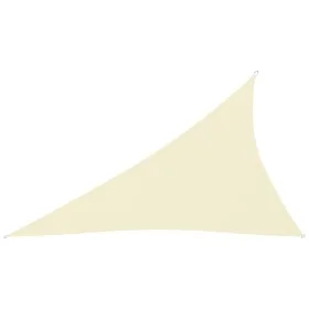 Toldo de vela triangular tela Oxford color crema 3x4x5 m de , Sombrillas - Ref: Foro24-135228, Precio: 31,07 €, Descuento: %
