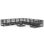 Juego de muebles de jardín 11 piezas madera maciza de pino de , Conjuntos de jardín - Ref: Foro24-3076013, Precio: 828,26 €, ...