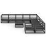 Juego de muebles de jardín 11 piezas madera maciza de pino de , Conjuntos de jardín - Ref: Foro24-3076013, Precio: 828,26 €, ...