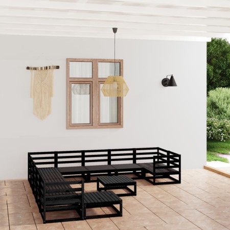 Juego de muebles de jardín 12 piezas madera maciza de pino de , Conjuntos de jardín - Ref: Foro24-3076053, Precio: 905,96 €, ...