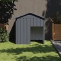 Caseta perros con tejado acero galvanizado gris 117x103x123cm en Casetas para perros | Comprar online en Foru.es