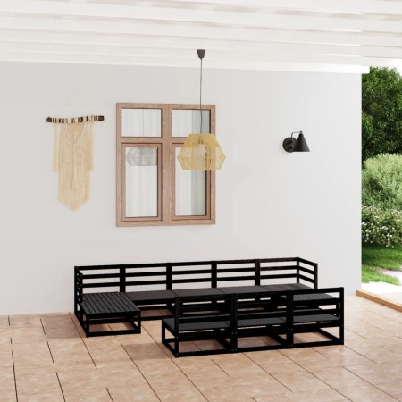 Juego de muebles de jardín 10 piezas madera maciza de pino de , Conjuntos de jardín - Ref: Foro24-3076098, Precio: 688,05 €, ...