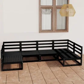 Juego de muebles de jardín 6 piezas madera maciza de pino de , Conjuntos de jardín - Ref: Foro24-3076123, Precio: 428,18 €, D...