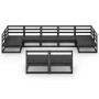 Juego de muebles de jardín 9 piezas madera maciza de pino de , Conjuntos de jardín - Ref: Foro24-3076163, Precio: 642,01 €, D...