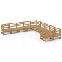 Juego de muebles de jardín 10 piezas madera maciza de pino de , Conjuntos de jardín - Ref: Foro24-3076007, Precio: 716,22 €, ...