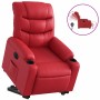 Sillón elevable eléctrico cuero artificial rojo en Sillones | Comprar online en Foru.es