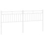 Cabecero de metal blanco 193 cm de , Cabeceros y pies de cama - Ref: Foro24-373777, Precio: 35,09 €, Descuento: %