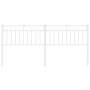 Cabecero de metal blanco 193 cm de , Cabeceros y pies de cama - Ref: Foro24-373777, Precio: 35,09 €, Descuento: %