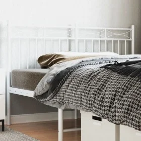 Kopfteil aus weißem Metall, 160 cm von , Kopf- und Fußteile - Ref: Foro24-373775, Preis: 31,73 €, Rabatt: %