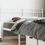 Cabecero de metal blanco 160 cm de , Cabeceros y pies de cama - Ref: Foro24-373775, Precio: 33,17 €, Descuento: %