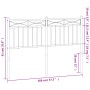 Cabecero de metal blanco 160 cm de , Cabeceros y pies de cama - Ref: Foro24-373775, Precio: 33,17 €, Descuento: %