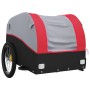 Remolque para bicicleta hierro negro y rojo 45 kg de , Remolques para bicicletas - Ref: Foro24-94132, Precio: 78,54 €, Descue...