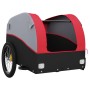 Remolque para bicicleta hierro negro y rojo 45 kg de , Remolques para bicicletas - Ref: Foro24-94132, Precio: 78,54 €, Descue...