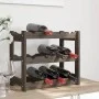 Wine rack for 12 bottles solid gray pine wood by , Wine racks - Ref: Foro24-373377, Price: 22,80 €, Discount: %