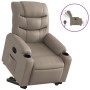 Sillón elevable eléctrico cuero artificial capuchino en Sillones | Comprar online en Foru.es