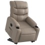 Sillón elevable eléctrico cuero artificial capuchino en Sillones | Comprar online en Foru.es