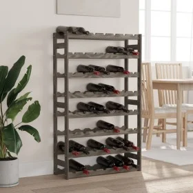 Weinregal für 56 Flaschen aus massivem grauem Kiefernholz von , Weinregale - Ref: Foro24-373382, Preis: 54,92 €, Rabatt: %