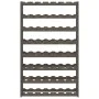 Wine rack for 56 bottles solid gray pine wood by , Wine racks - Ref: Foro24-373382, Price: 54,92 €, Discount: %