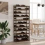 Wine rack for 77 bottles solid brown pine wood by , Wine racks - Ref: Foro24-373394, Price: 110,19 €, Discount: %
