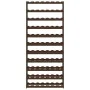 Wine rack for 77 bottles solid brown pine wood by , Wine racks - Ref: Foro24-373394, Price: 110,19 €, Discount: %