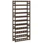 Wine rack for 77 bottles solid brown pine wood by , Wine racks - Ref: Foro24-373394, Price: 110,19 €, Discount: %