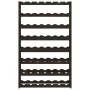 Wine rack for 56 bottles solid black pine wood by , Wine racks - Ref: Foro24-373404, Price: 60,42 €, Discount: %