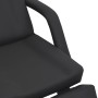 Sillón de salón de belleza cuero sintético negro 180x62x78 cm de , Sillones de masaje - Ref: Foro24-110268, Precio: 500,61 €,...