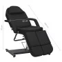 Sillón de salón de belleza cuero sintético negro 180x62x78 cm de , Sillones de masaje - Ref: Foro24-110268, Precio: 491,67 €,...