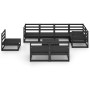 Juego de muebles de jardín 9 piezas negro madera maciza de pino de , Conjuntos de jardín - Ref: Foro24-3075633, Precio: 651,9...