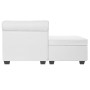 Sofá Chesterfield en forma de L cuero sintético blanco de vidaXL, Sofás - Ref: Foro24-245537, Precio: 717,66 €, Descuento: %