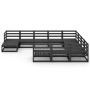 Juego de muebles de jardín 11 piezas madera maciza de pino de , Conjuntos de jardín - Ref: Foro24-3076038, Precio: 828,26 €, ...