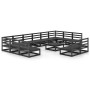 Juego de muebles de jardín 13 piezas madera maciza de pino de , Conjuntos de jardín - Ref: Foro24-3076188, Precio: 934,47 €, ...