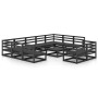 Juego de muebles de jardín 12 piezas madera maciza de pino de , Conjuntos de jardín - Ref: Foro24-3076218, Precio: 910,91 €, ...