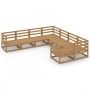 Juego de muebles de jardín 8 piezas madera maciza de pino de , Conjuntos de jardín - Ref: Foro24-3075977, Precio: 510,74 €, D...