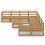 Juego de muebles de jardín 9 piezas madera maciza de pino de , Conjuntos de jardín - Ref: Foro24-3075982, Precio: 615,59 €, D...