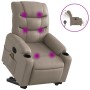 Sillón reclinable de masaje eléctrico cuero sintético capuchino en Sillones | Comprar online en Foru.es