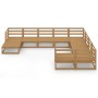 Juego de muebles de jardín 10 piezas madera maciza de pino de , Conjuntos de jardín - Ref: Foro24-3076027, Precio: 719,13 €, ...