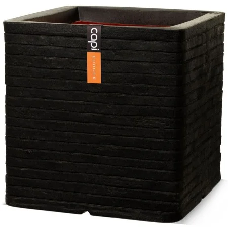 Capi Jardinera Nature Row cuadrado negro 40x40 cm KBLRO903 de Capi, Maceteros y jardineras - Ref: Foro24-424254, Precio: 91,7...