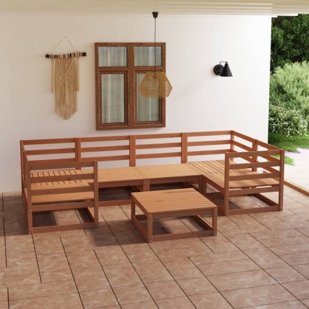 Juego de muebles de jardín 7 piezas madera maciza de pino de , Conjuntos de jardín - Ref: Foro24-3076247, Precio: 463,48 €, D...