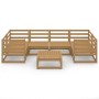 Juego de muebles de jardín 7 piezas madera maciza de pino de , Conjuntos de jardín - Ref: Foro24-3076247, Precio: 463,48 €, D...