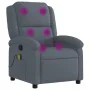 Sillón de masaje reclinable de terciopelo gris oscuro de , Sillones - Ref: Foro24-371809, Precio: 248,63 €, Descuento: %