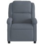 Sillón de masaje reclinable de terciopelo gris oscuro de , Sillones - Ref: Foro24-371809, Precio: 252,85 €, Descuento: %