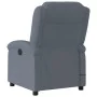 Sillón de masaje reclinable de terciopelo gris oscuro de , Sillones - Ref: Foro24-371809, Precio: 248,63 €, Descuento: %