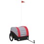 Remolque para bicicleta hierro negro y rojo 45 kg de , Remolques para bicicletas - Ref: Foro24-94125, Precio: 90,18 €, Descue...